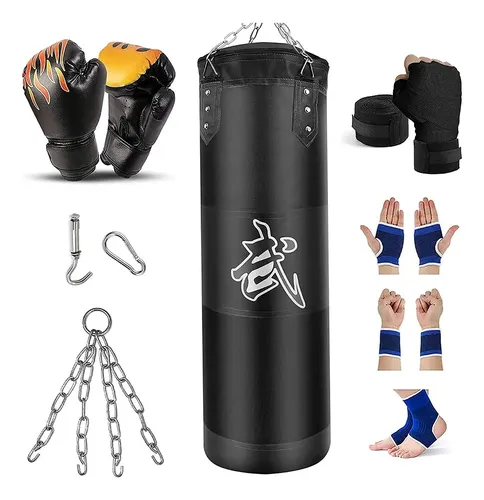 Set De Boxeo Completo Saco Pesado Con Accesorios | Meses sin interés