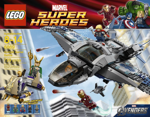 Lego Quinjet Aerial Battle 735 Piezas