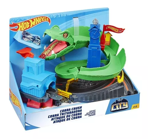 Pista Hot Wheels City - Ataque De Cobra - Fnb20 - Mattel