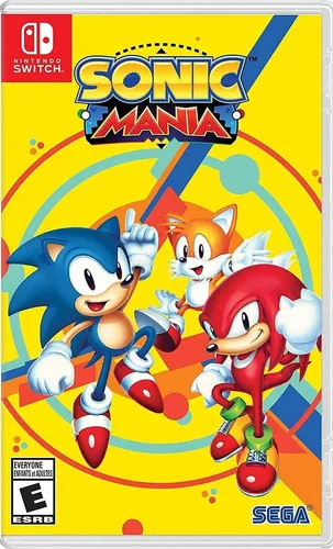 Jogo Nintendo Switch Sonic Mania Midia Fisica