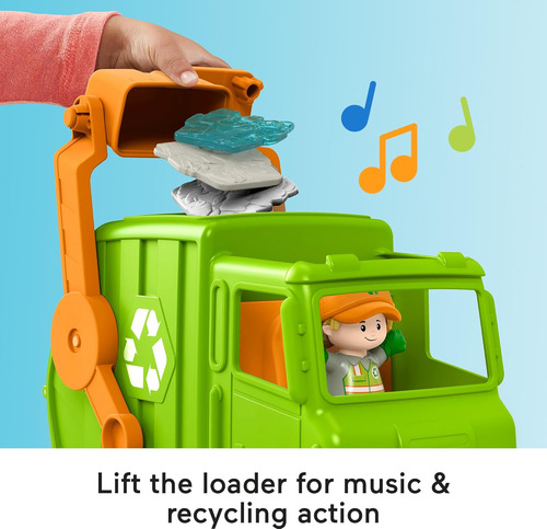 Fisher-price Little People - Vehículo De Basura Musical Para