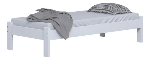 Cama Turca Solteiro Madeira Cor Branco