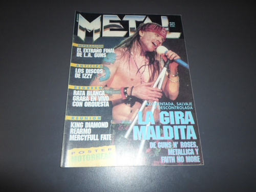 Metal 203 Guns N Roses Danzig Tool Testament Mercyful Fate