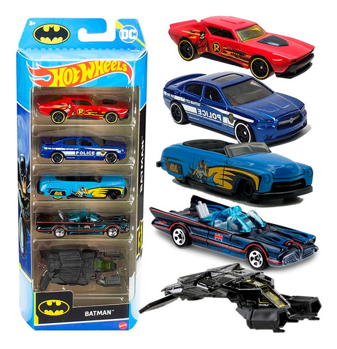 Batman 5 Pack Hot Wheels Batmobile The Bat