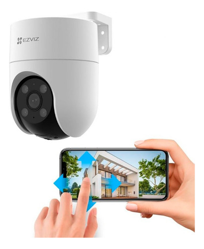 Camara Vigilancia Ezviz Wifi Fhd 2mp 1080p, Micro-sd, Audio