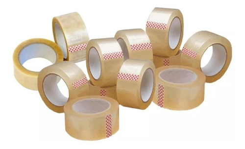 Caja De Cinta De Embalar Transparente 48mm X 100m X 36u
