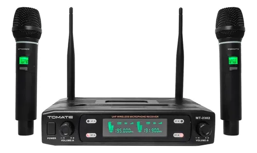 comprar Microfone Sem Fio Wireless Profissional Tomate Mt-2302 Uhf
