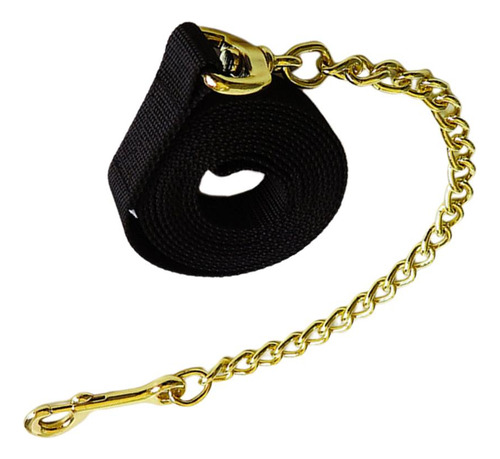 Cuerda De Rienda Halters Bridas Cincha Conector Negro