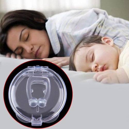 Clip Dilatador Nasal Anti Ronco Silicone Com Imã Kit 04 Unid