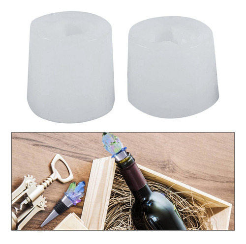 Tapón De Botella De Vino, Molde De Silicona, Molde 2 Piezas