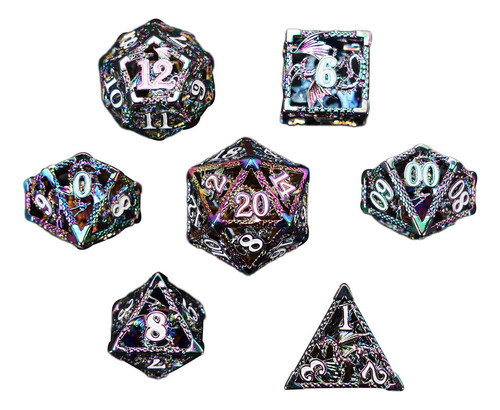 .. Dados Poliédricos, Accesorios De Casino De Varios Vistoso