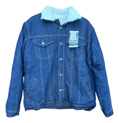 Jaqueta jeans com hotsell la de carneiro