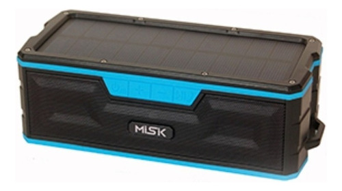 Bocina Cargador Solar Azul Misik Ms208