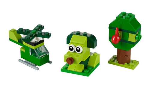 Lego Classic 11007 Bricks Creativos Verdes 60pzs