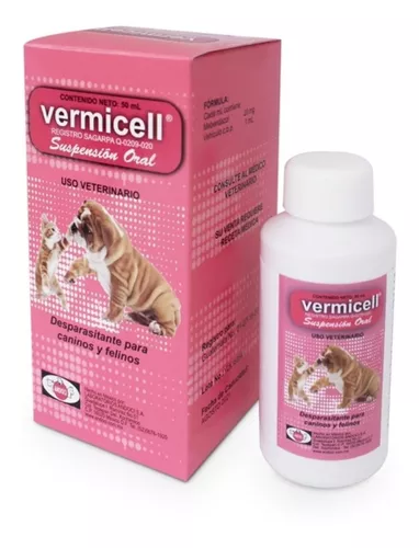 Vermicell Suspensión Desparasitante Perro Gato * 1 Frasco * en venta en ...