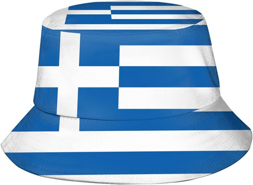 Sombrero De Pescador Con Bandera Griega De Grecia, Sombrero 