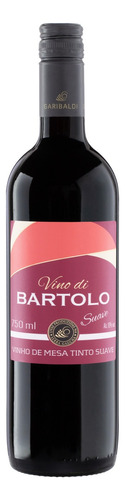 Vinho Brasileiro Tinto Suave Vino di Bartolo Serra Gaúcha Garrafa 750ml