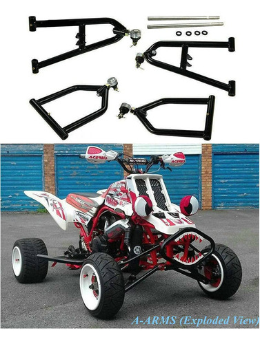 Radyspeed Brazo Extendido Deportivo Inoxidabl +2+1 Para Atv