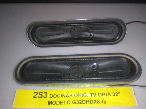 Bocinas Originales Tv Ghia De 32 Modelo G32dhdx8-q (Usado)