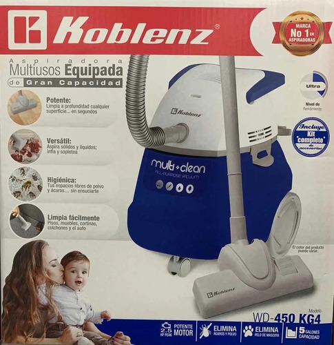 Aspiradora Koblenz 5 Galones 2.5 Hp Multiusos !oferta! | Envío gratis