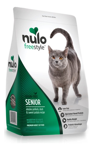 Nulo Grain Free Cat Senior | Alimento Gato X 12 Lb