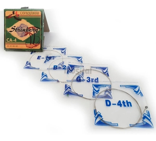 Imagem 2 de 6 de Encordoamento Strinberg Aço Cavaquinho Cavaco Ca4 Oferta