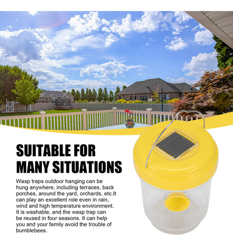 Trampa Solar Para Avispas Para Colgar Al Aire Libre, Paquete