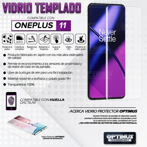 Vidrio Templado Uv Compatible Con Oneplus 11 5g 2023