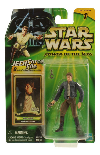 Star Wars Power Of The Jedi Bespin Capture Han Solo Figura .