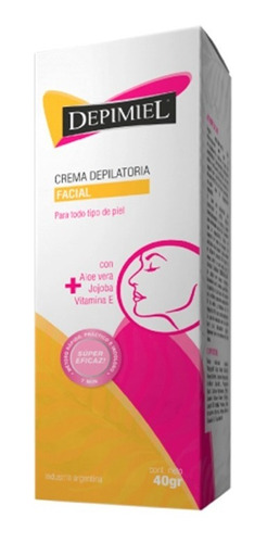 Crema Depilatoria Facial Todo Tipo De Piel Depimiel X 40