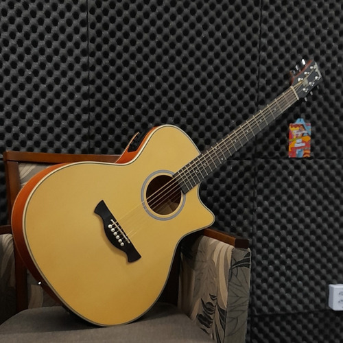 Imagem 5 de 10 de Violao Tagima Eletroacustico Tw29 Nts Medium Jumbo Woodstock