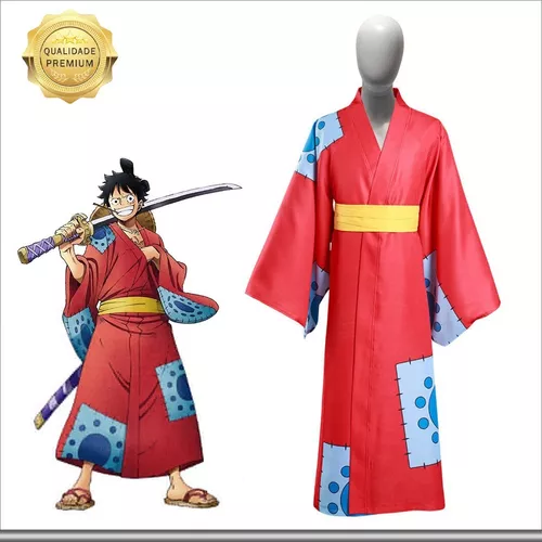 Monkey D. Luffy Cosplay Wano Kimono