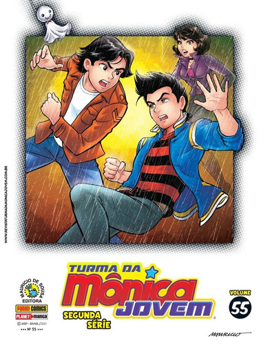 Turma da Mônica Jovem Reedição Vol. 55: Segunda Série, de Mauricio de Sousa. Editora Panini Brasil LTDA, capa mole em português, 2021