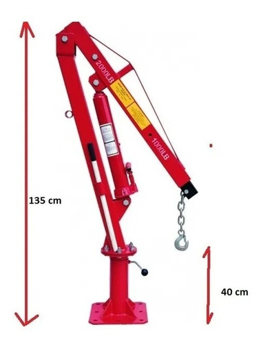 Guinche O Grua Giratoria Equus Para Camioneta O Camión 900kg