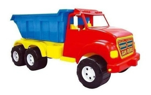 Camion Gigante Volcador Niño Resistente Arenero Grande Ideal Color Multicolor