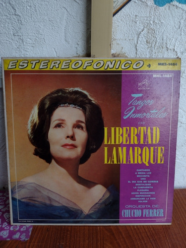 Tangos Inmortales Con Libertad Lamarque Disco De Vinil Lp