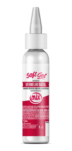 Colorante Alimentario, Sin Gluten Mix Gel Rojo Navidad