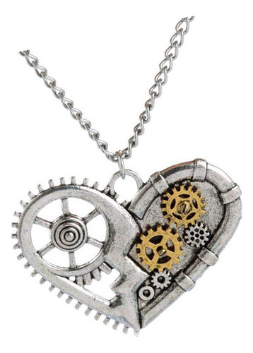 Steampunk , Reloj, Engranaje, Colgante Para Unisex