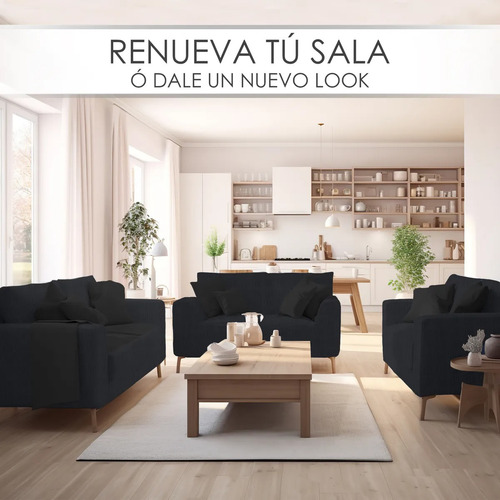 Protector Cubre Sala Ajustable Elástico Stretch 3pz.