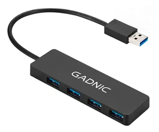 Adaptador Hub Usb 3.0 Gadnic 4 Puertos Notebook Mac Discos