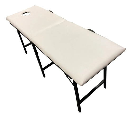 Camilla portátil masajes color blanco Star XL500 