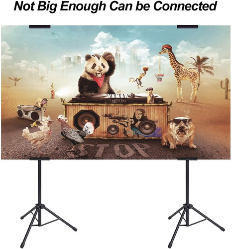 Imagen 7 de 8 de Tripie Banner Doble Vista Ajustable Para Carteles Rígidos