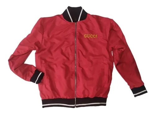 Bomber roja hombre hot sale