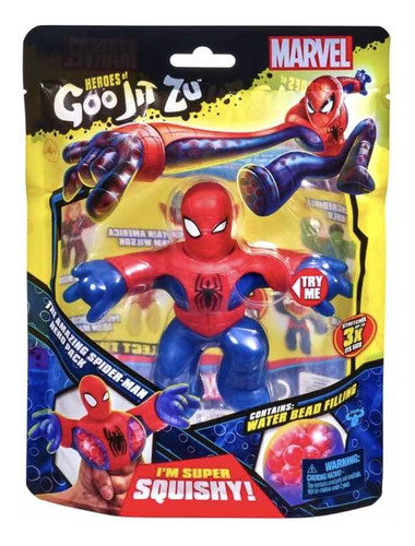 Muñeco Heroes Of Goo Jit Zu Spiderman Marvel 12 Cm Original