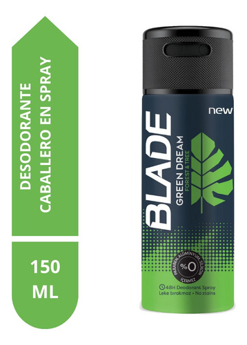 Blade Desodorante En Spray Caballero Bosque De Sueños 150 Ml