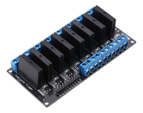 Modulo Relevador Relay Estado Solido 8 Canales 2a Alto Nivel