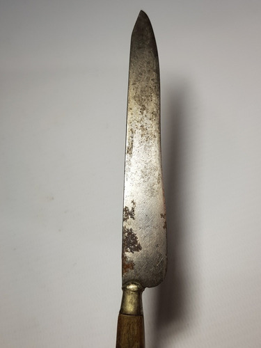 Imagen 8 de 10 de Antiguo Cuchillo Y Hachuela Raro Acero Carbono X 2 Mag 56361