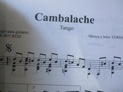 Imagen 3 de 3 de Tangos, Album Nº 3 Arreglos De Aníbal Arias. Guitarra