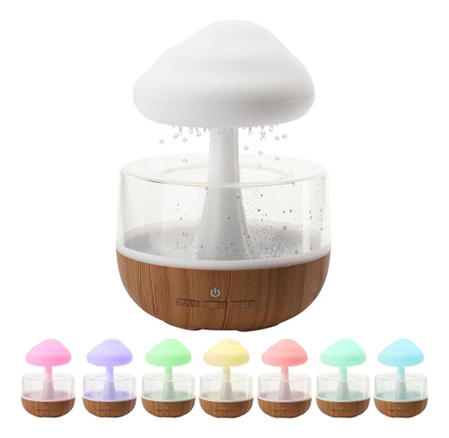 Humidificador De Nube De Lluvia Lámpara De Aromaterapia