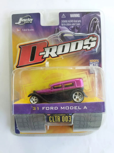 Jada Toys D-rods 31 Ford Model A D Rods Purple / Black 2005